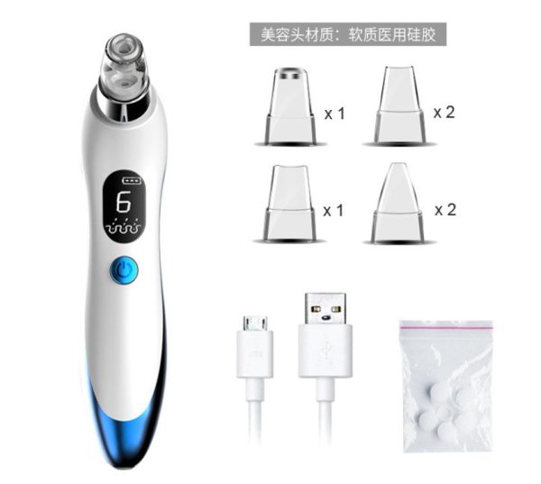 810 Electric Blackhead Remover with 6 Replaceable Probes Skin Care Pore Cleaner - Image 3