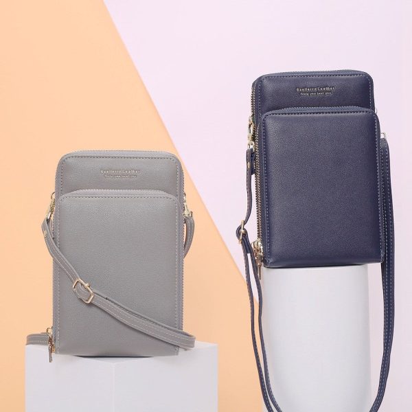 Baellerry N5526 Leather Multi-function Women Crossbody Clutch Bag - Image 10