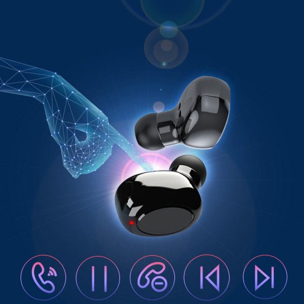 Caldecott Bluetooth 5.0 Wireless Earbuds Hi-Fi Sound Effect 10m Working Distance IPX5 Waterproof Grade - Image 4
