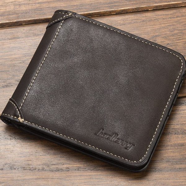 Baellerry PU Leather Men Wallet Coin Pocket Vintage Short Slim Male Money Card Holder - Image 6