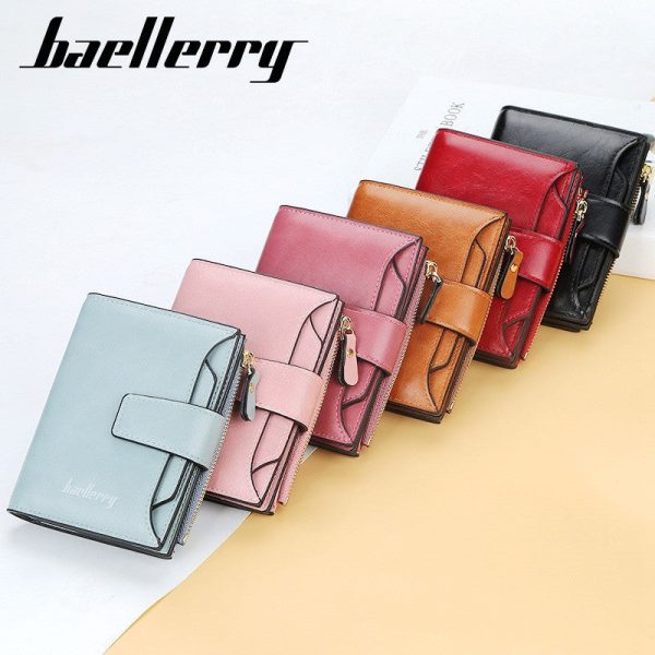 Baellerry N2349 Women Short Wallet PU Leather Clutch Card Holder - Image 16