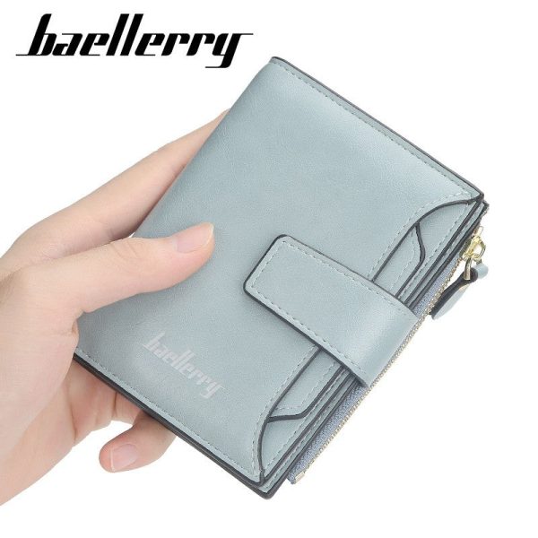 Baellerry N2349 Women Short Wallet PU Leather Clutch Card Holder - Image 20