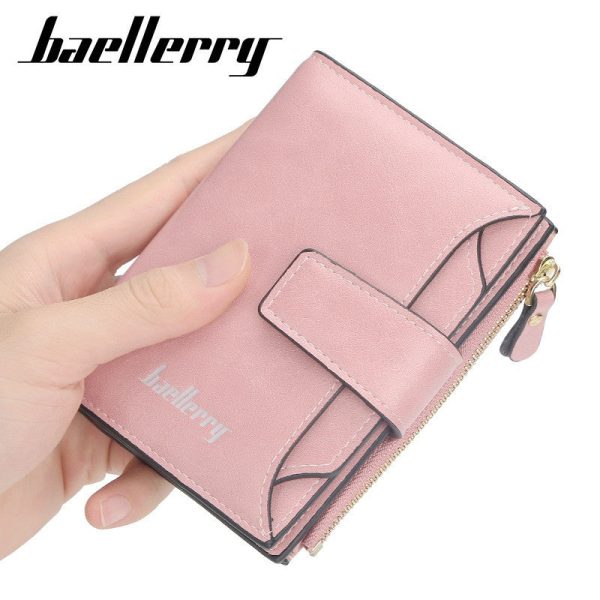 Baellerry N2349 Women Short Wallet PU Leather Clutch Card Holder - Image 21