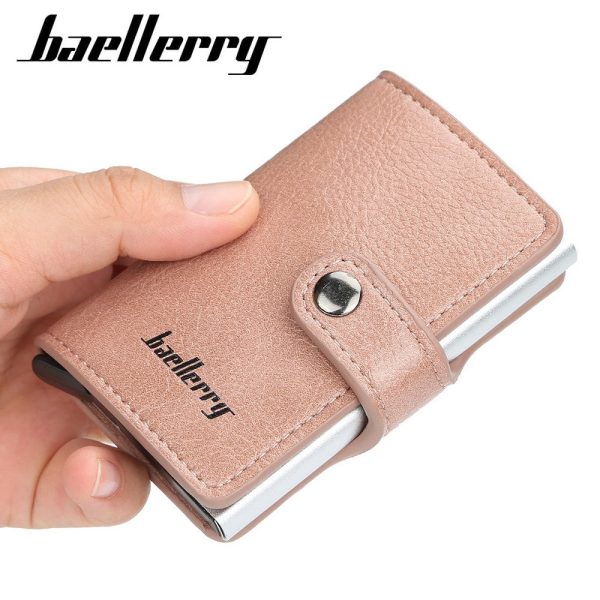Baellerry Credit Card Wallet Slim RFID Blocking Credit Card Holder Minimalist Wallet Aluminum Purse - Image 15