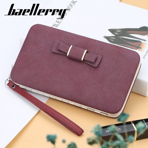 Baellerry Bowknot Fashion Multifunction Women Clutch Wallet - Image 7