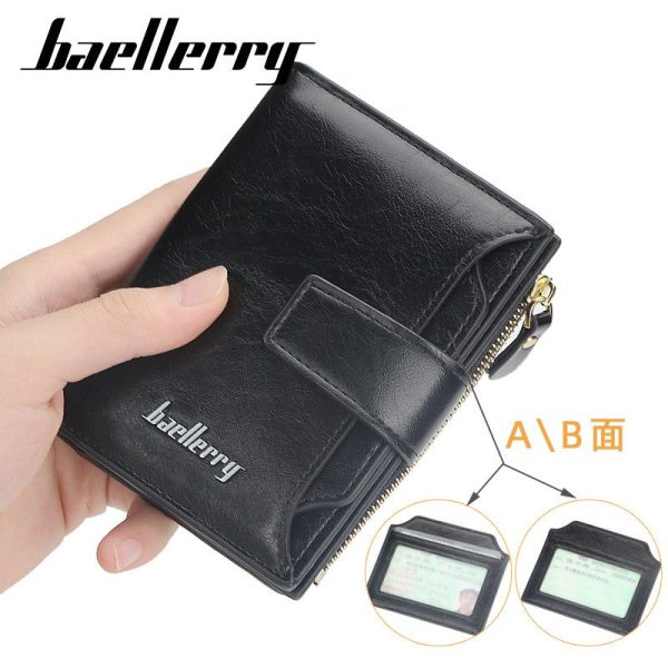 Baellerry N2349 Women Short Wallet PU Leather Clutch Card Holder - Image 23