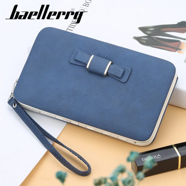 Baellerry Bowknot Fashion Multifunction Women Clutch Wallet - Image 8