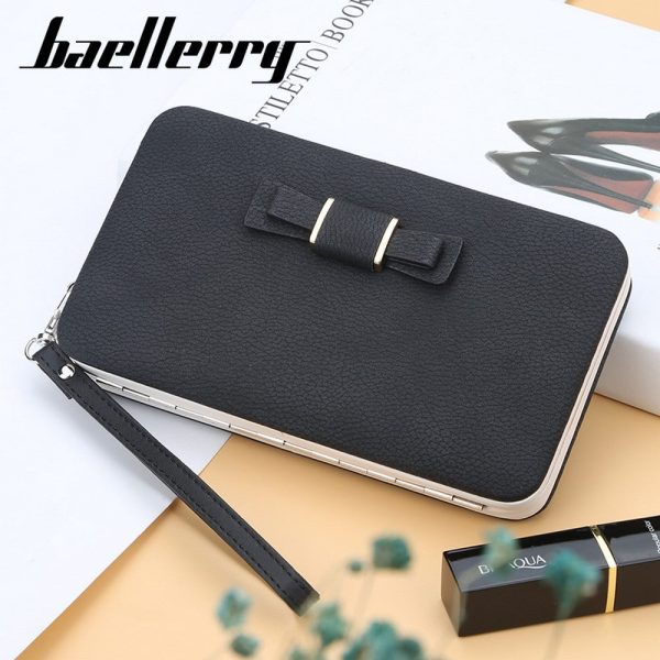 Baellerry Bowknot Fashion Multifunction Women Clutch Wallet - Image 9