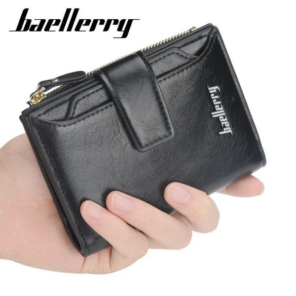Baellerry N2349 Women Short Wallet PU Leather Clutch Card Holder - Image 25