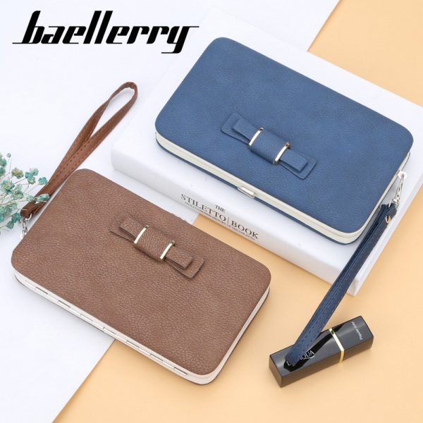 Baellerry Bowknot Fashion Multifunction Women Clutch Wallet - Image 11