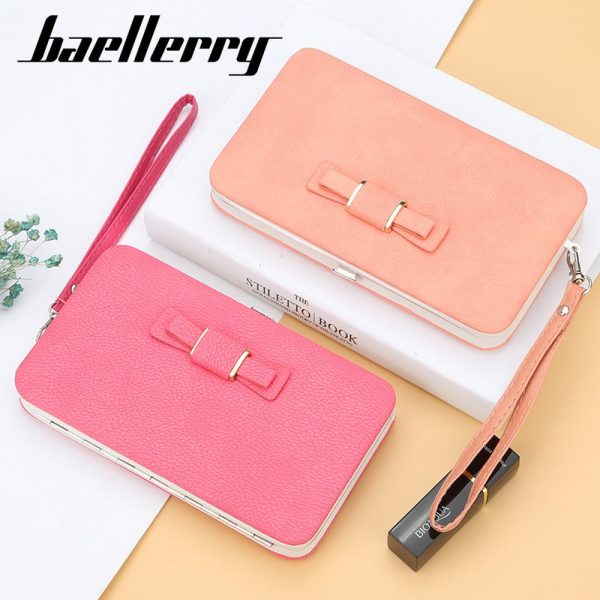Baellerry Bowknot Fashion Multifunction Women Clutch Wallet - Image 13