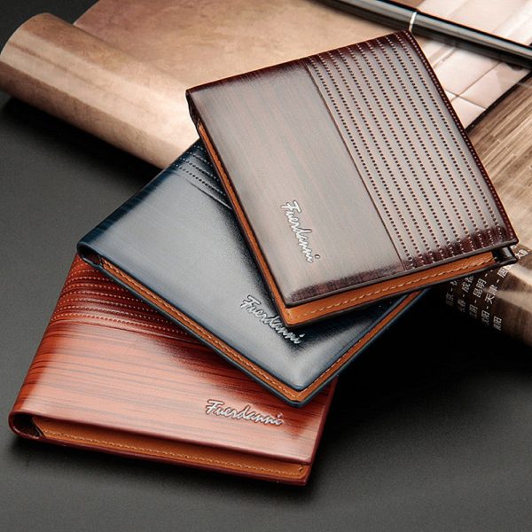 Baellerry PU Leather Simple Design Casual Men Wallet L017 - Image 5