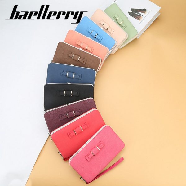 Baellerry Bowknot Fashion Multifunction Women Clutch Wallet - Image 14
