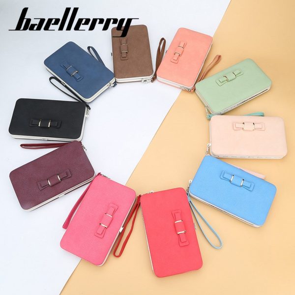 Baellerry Bowknot Fashion Multifunction Women Clutch Wallet - Image 15