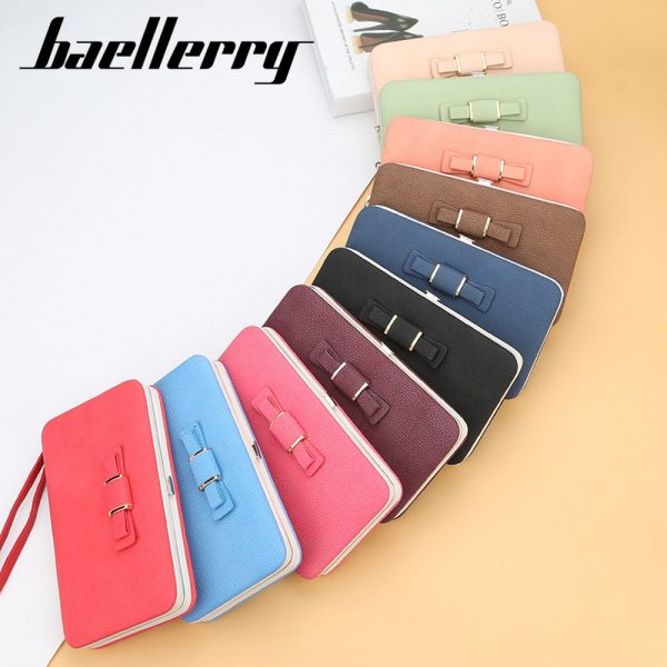 Baellerry Bowknot Fashion Multifunction Women Clutch Wallet - Image 16