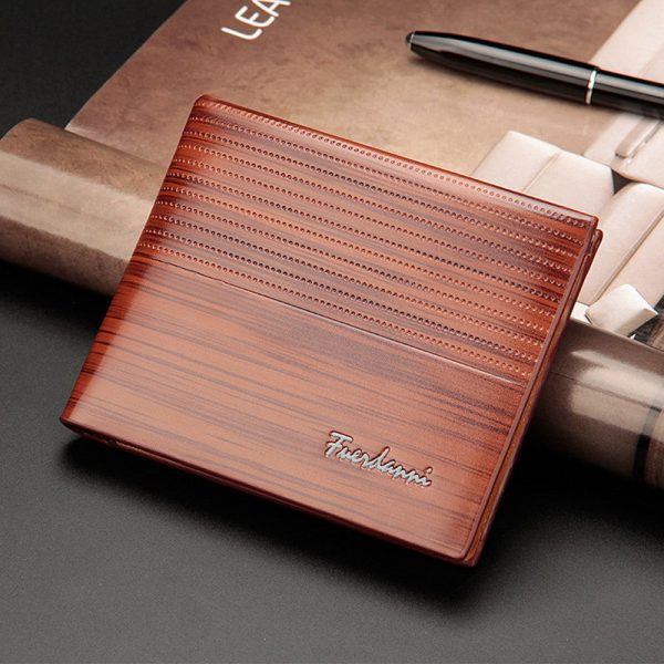 Baellerry PU Leather Simple Design Casual Men Wallet L017