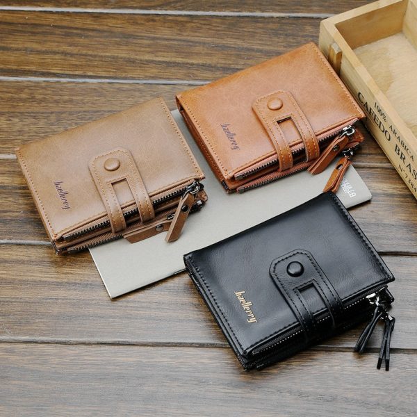 Baellerry D3206 Short Vertical Wallet for Men - Image 2