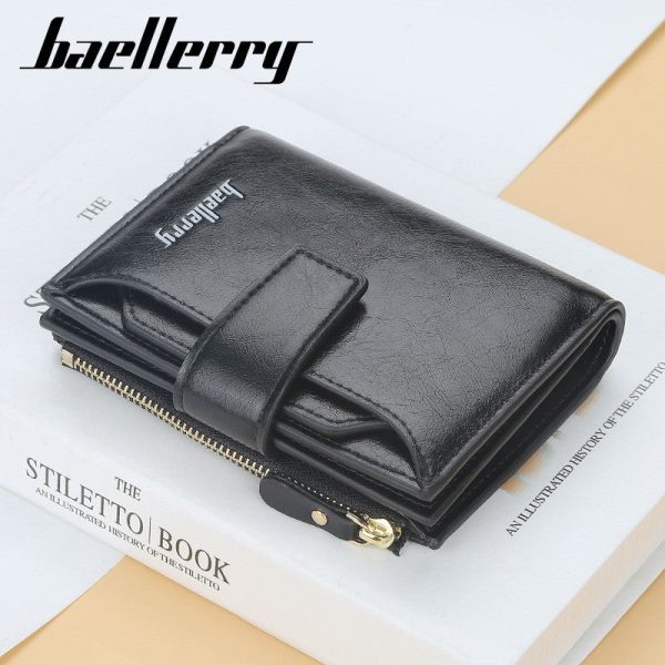 Baellerry N2349 Women Short Wallet PU Leather Clutch Card Holder - Image 7