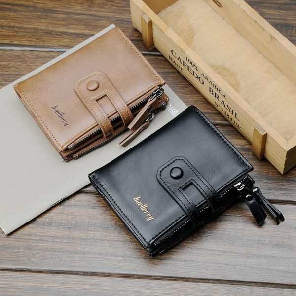 Baellerry D3206 Short Vertical Wallet for Men - Image 3