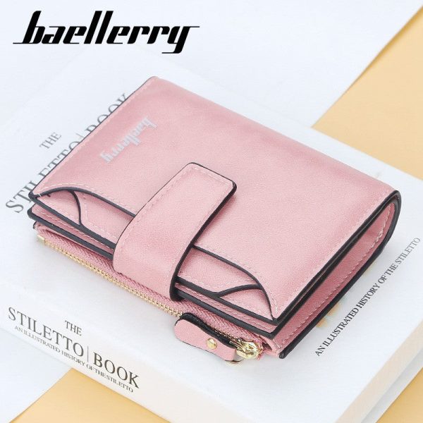 Baellerry N2349 Women Short Wallet PU Leather Clutch Card Holder - Image 11