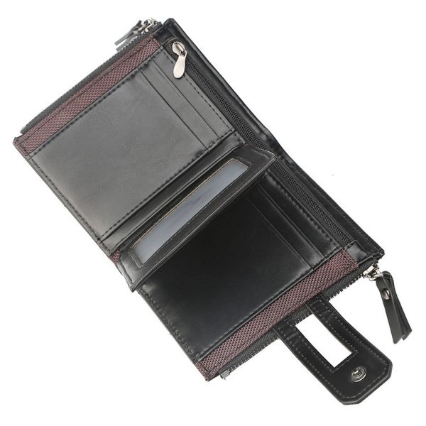 Baellerry D3206 Short Vertical Wallet for Men - Image 5