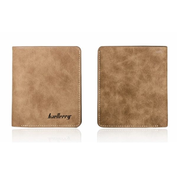 Baellerry LK789 Solid Color Letter Open Short Horizontal Men Wallet - Image 6