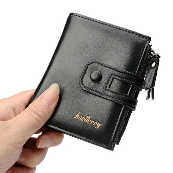Baellerry D3206 Short Vertical Wallet for Men - Image 7