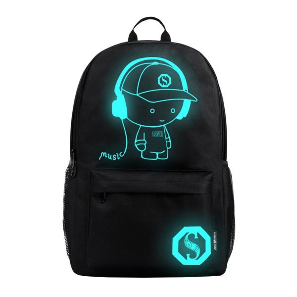 Anime Luminous Laptop Computer Backpack