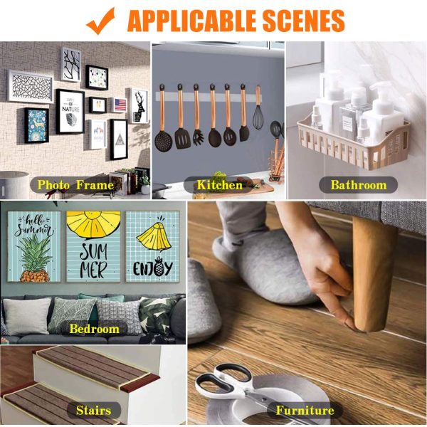 5M Double Sided Tape Heavy Duty, Nano Washable Traceless Removable Mounting Tape - Image 15