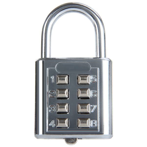 8 Button Combination Padlock for Travel Luggage Suitcase Code Lock - Image 2