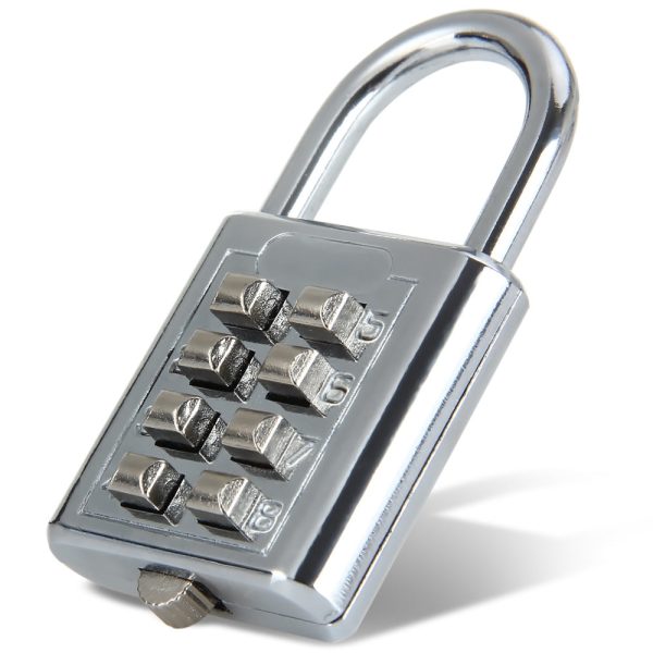 8 Button Combination Padlock for Travel Luggage Suitcase Code Lock