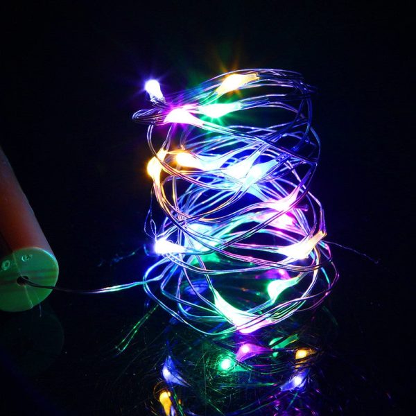20 LED Strip Wine Bottle Lamp Fairy Lights Cork String Wire 2M Party Wedding - Image 3