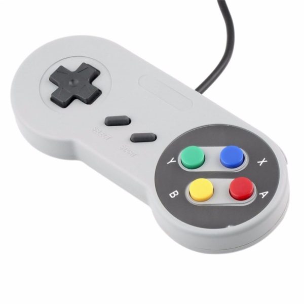 2Pcs Game Controller for Super SNES USB Classic Gamepad - Image 2