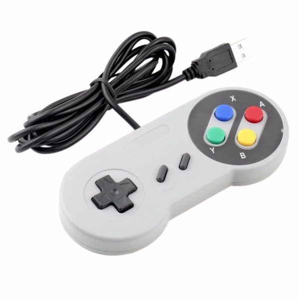 2Pcs Game Controller for Super SNES USB Classic Gamepad - Image 3