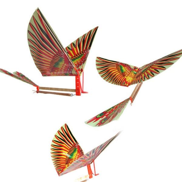 1PC DIY Rubber Band Power Handmade Bionic Air Plane Ornithopter - Image 3