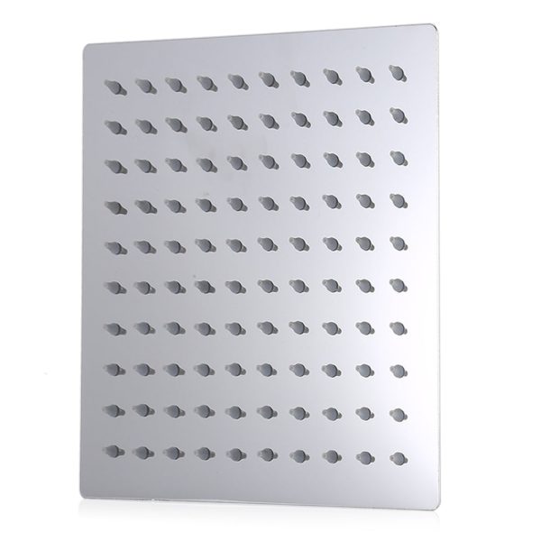 8 inch High Pressure Ultra Thin 201 Stainless Steel Square Rain Shower Head - Image 5