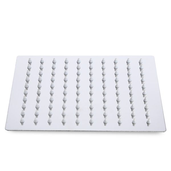 8 inch High Pressure Ultra Thin 201 Stainless Steel Square Rain Shower Head - Image 3