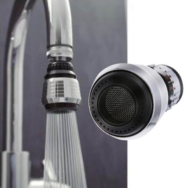 360DEGREE Rotate Water Saving Tap Aerator Diffuser Faucet Nozzle Filter Adapter