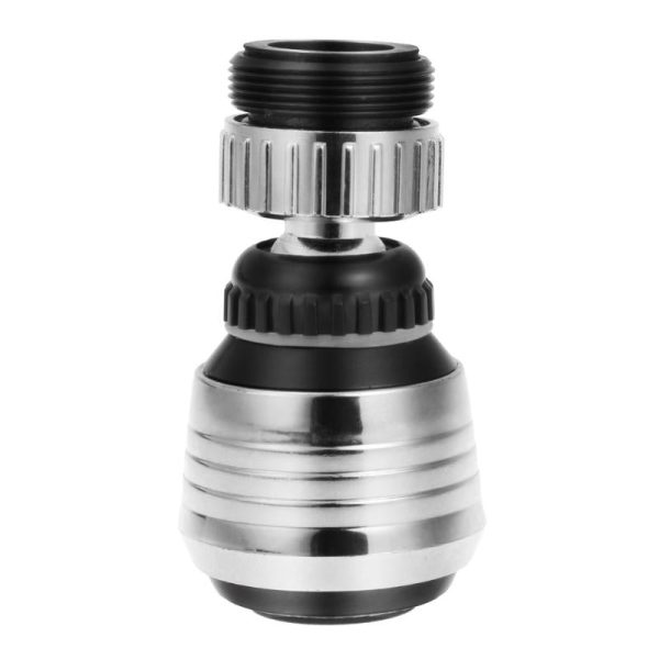 360DEGREE Rotate Water Saving Tap Aerator Diffuser Faucet Nozzle Filter Adapter - Image 2