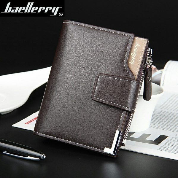 Baellerry Short Vertical Wallet for Men