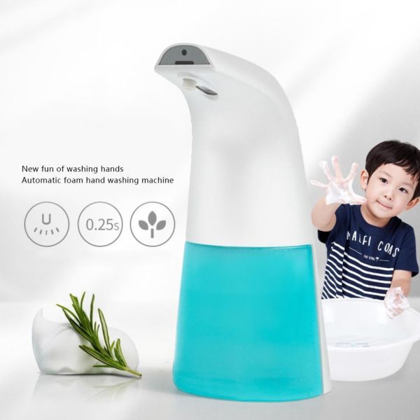 250ML Kitchen Automatic Home Infrared Motion Sensor Pump Soap Dispenser Smart Foaming ,White Transparent - Image 8