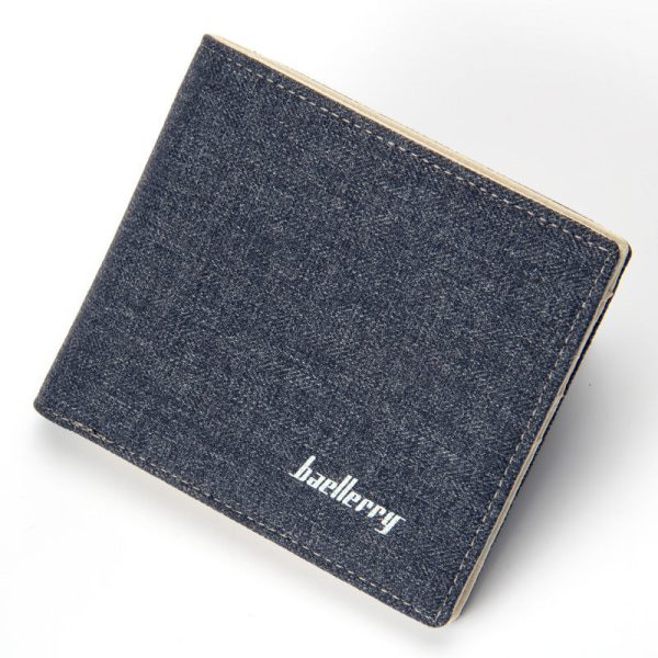 Baellerry Slim Coin Money Card Holder Canvas Pocket Men Wallet - Image 12