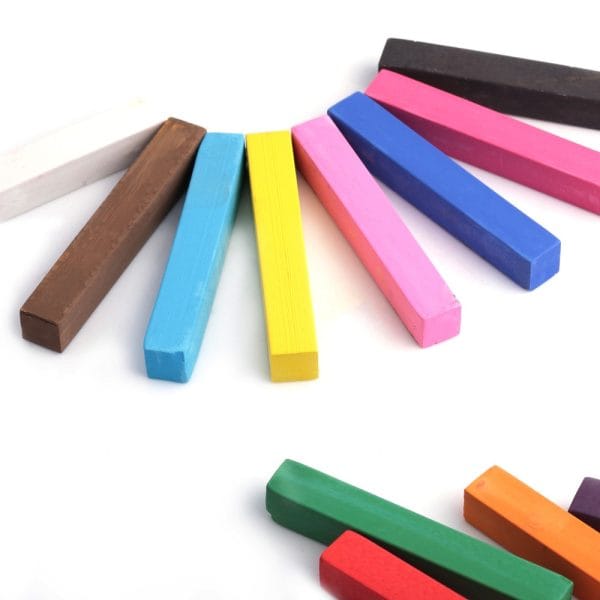 12 Color Soft Pastels Salon Kit Fast Temporary Short Hair Dye Chalk - Image 3