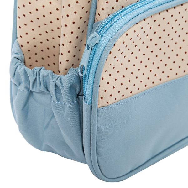 5pcs Multifunctional Dot Nappy Changing Mummy Handbag Diaper Pad Feeding Bottle Holder Food Bag for Babies - Image 10