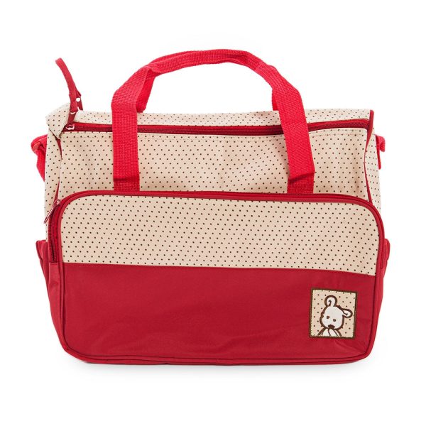 5pcs Multifunctional Dot Nappy Changing Mummy Handbag Diaper Pad Feeding Bottle Holder Food Bag for Babies - Image 12