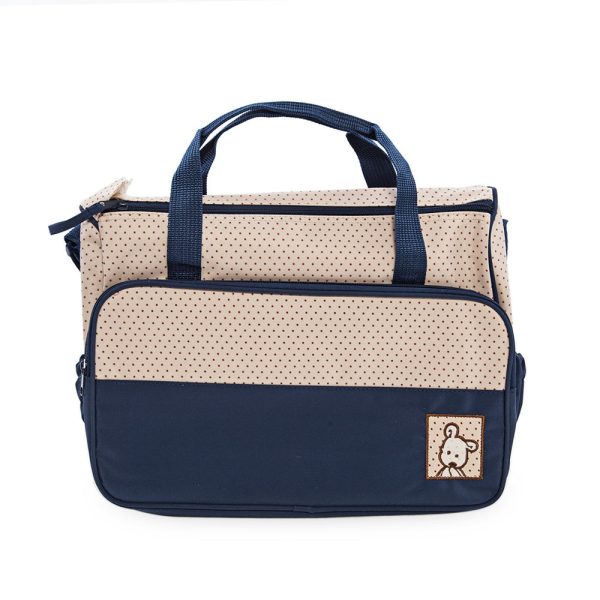 5pcs Multifunctional Dot Nappy Changing Mummy Handbag Diaper Pad Feeding Bottle Holder Food Bag for Babies - Image 17