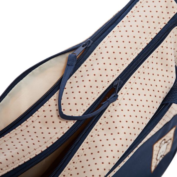 5pcs Multifunctional Dot Nappy Changing Mummy Handbag Diaper Pad Feeding Bottle Holder Food Bag for Babies - Image 20