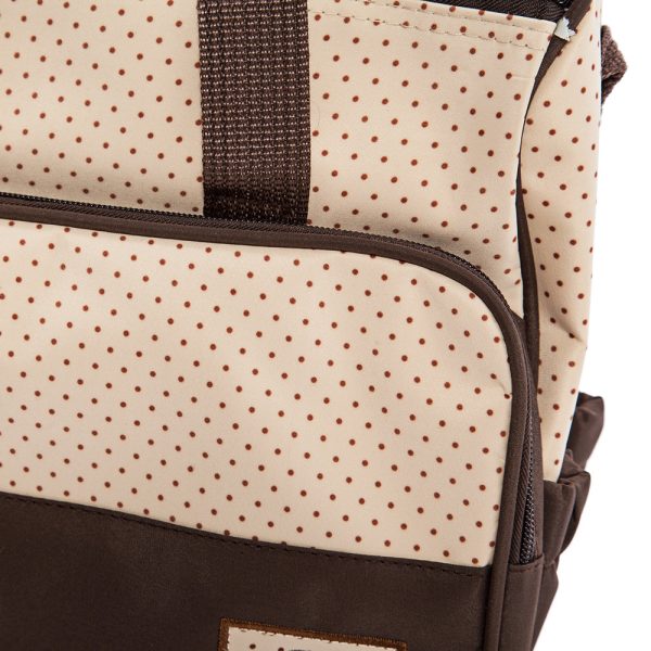 5pcs Multifunctional Dot Nappy Changing Mummy Handbag Diaper Pad Feeding Bottle Holder Food Bag for Babies - Image 28