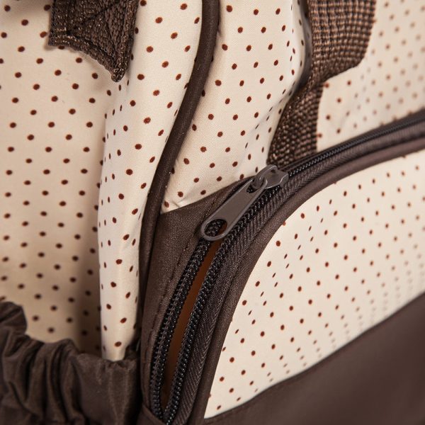 5pcs Multifunctional Dot Nappy Changing Mummy Handbag Diaper Pad Feeding Bottle Holder Food Bag for Babies - Image 31