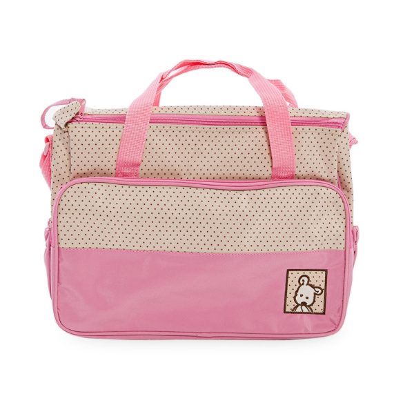 5pcs Multifunctional Dot Nappy Changing Mummy Handbag Diaper Pad Feeding Bottle Holder Food Bag for Babies - Image 32